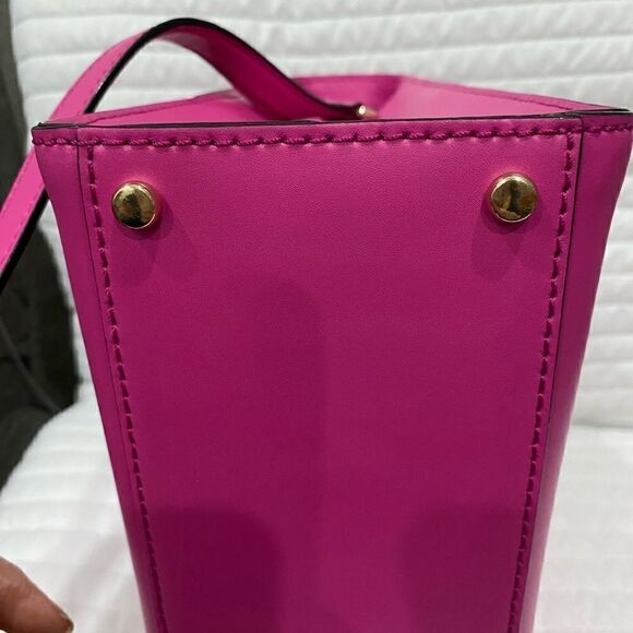 Kate Spade Doris Fuschia Pink Leather Hobo Bag - Picture 12 of 15